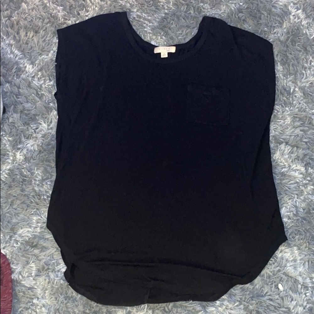 Plus size top with buttons on the back